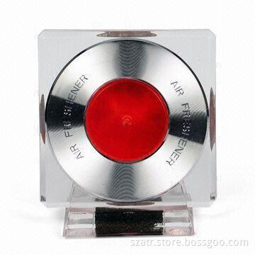 Car Air Freshener in Crystal Stand, Available in Various Fragrances